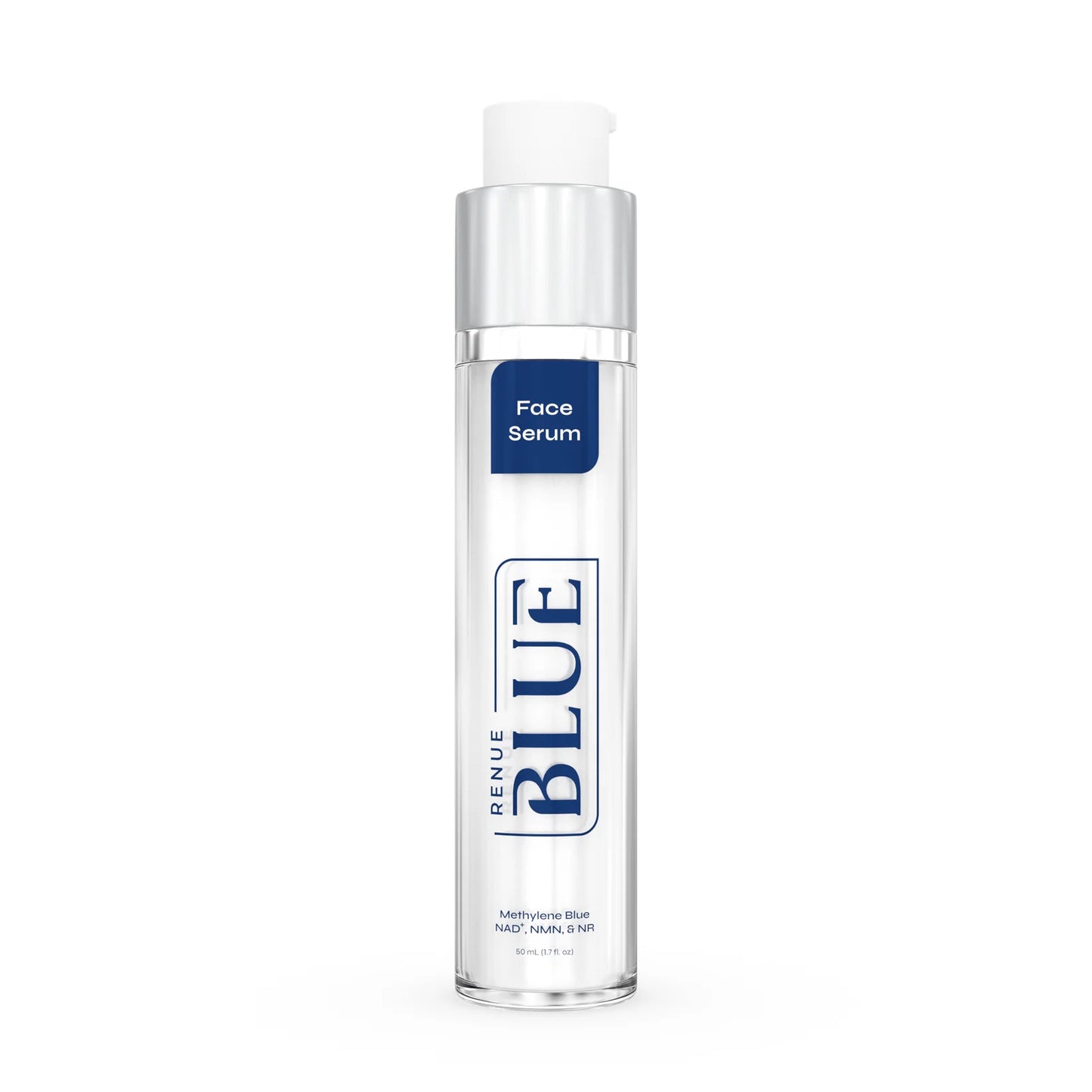 Renue Blue™ 面部和手部精华液,含亚甲蓝、谷胱甘肽、NAD⁺、NMN、NR(脂质体)