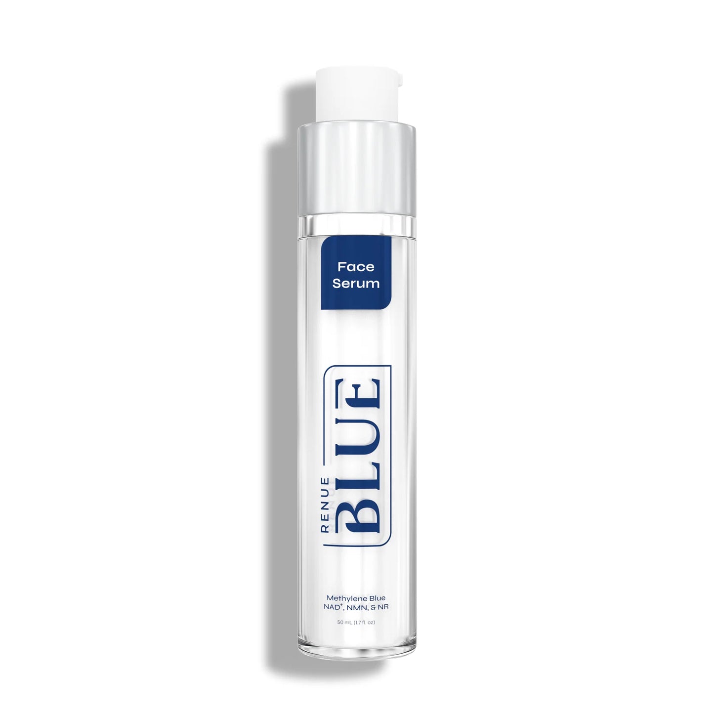 Renue Blue™ 面部和手部精华液,含亚甲蓝、谷胱甘肽、NAD⁺、NMN、NR(脂质体)