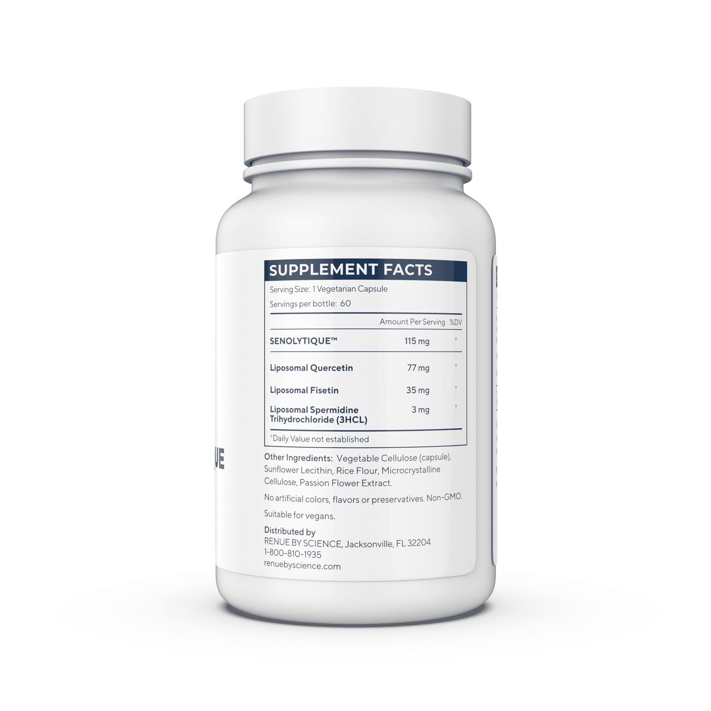 Senolytique (Senolytic) - Liposomal Quercetin, Fisetin, Spermidine