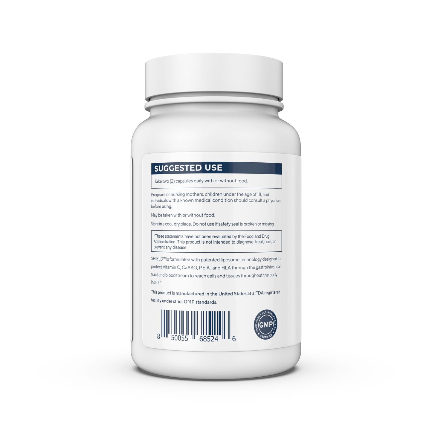 Shield - Liposomal Vitamin C, CaAKG, P.E.A., HLA