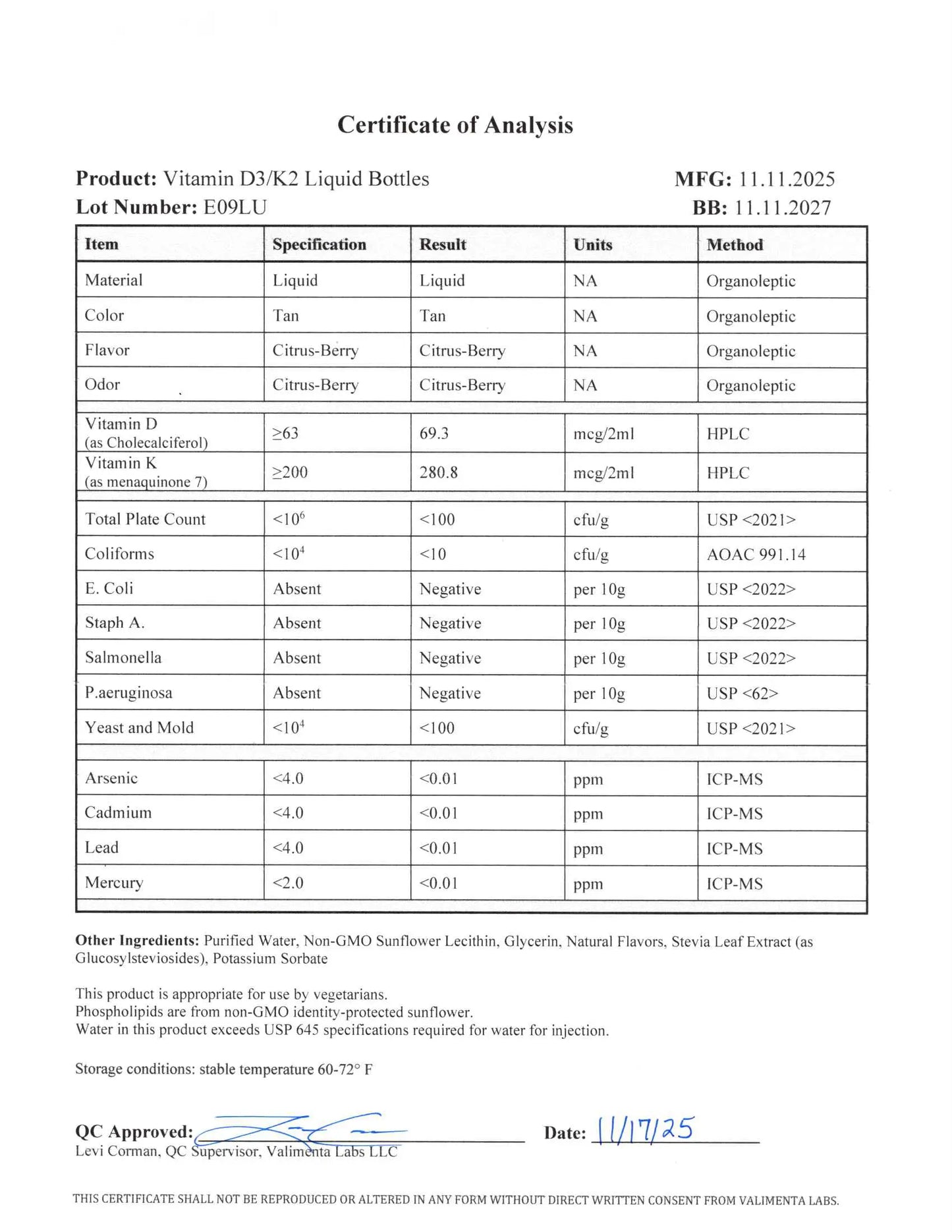 D3 &amp; K2（脂质体凝胶）120 mL